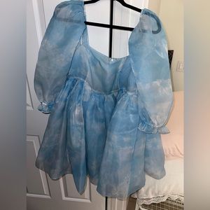 Selkie Clouds Puff Dress